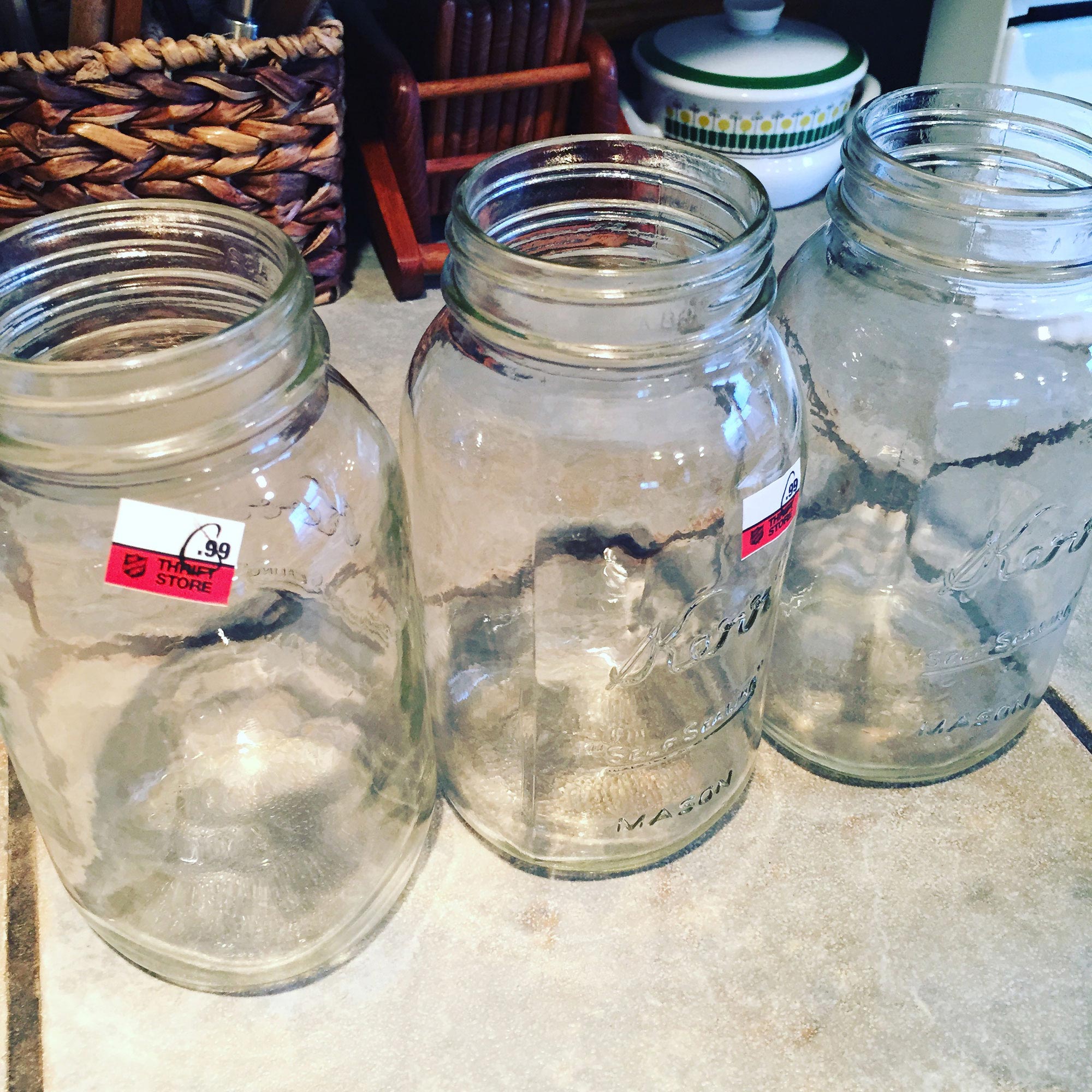 DIY Mason jar storage Crafting with Crap